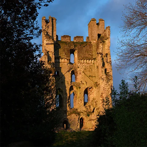 Alamy Helmsley Castle sits on the edge of the North York Moors National Park, an international Dark Sky Reserve (Credit: Alamy)
