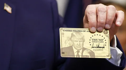 Getty Images The US's so-called "golden visa" or citizenship-by-investment programmes allow wealthy applicants to secure citizenship through financial investment (Credit: Getty Images)