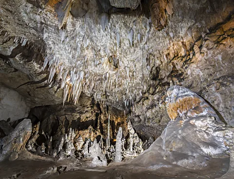 Chris Howes Lechuguilla Cave is one of the world's longest and deepest limestone caves (Credit: Chris Howes)