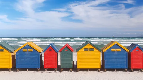 Alamy Muizenberg Beach is one of Cape Town's most popular surf spots, known for its gentle waves and long-standing surf culture (Credit: Alamy)