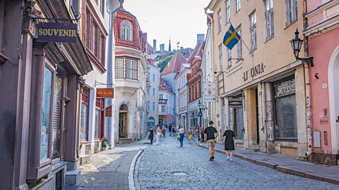 Getty Images Tallin's Old Town pairs medieval lanes and hidden courtyards with a compact layout that makes it easy to explore on foot (Credit: Getty Images)