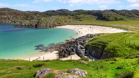Alamy Achmelvich Beach provides an unexpected yet stunning beach escape on Scotland's West Highland coastline (Credit: Alamy)