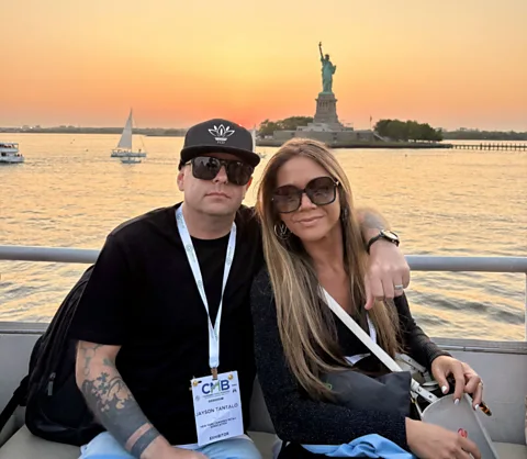 Jayson Tantalo Jayson Tantalo and his wife Britni (Credit: Jayson Tantalo)