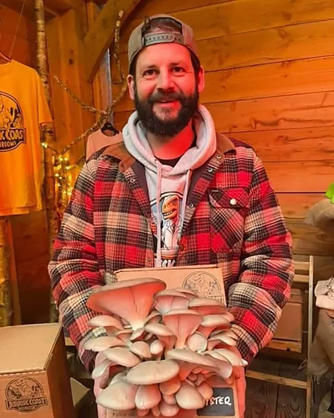 Jurassic Coast Mushrooms/ Andy Knott Andy Knott hopes that fungi will eventually receive similar conservation attention to plants and animals (Credit: Jurassic Coast Mushrooms/ Andy Knott)