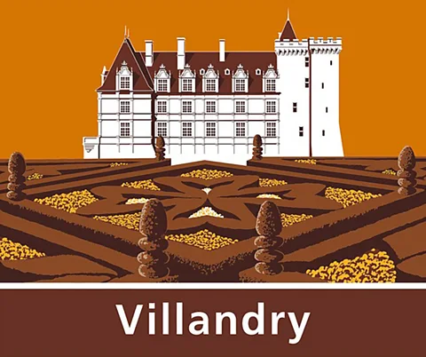 Philippe Collier The signs were designed to alert drivers to places of interest along the route, from historic monuments to heritage sites (Credit: Philippe Collier)