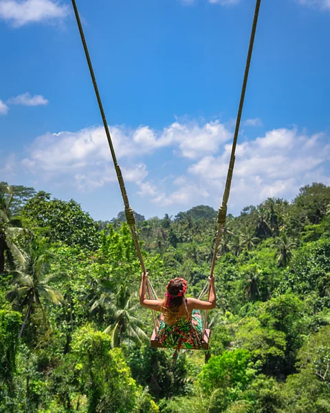 Getty Images Social media can sell the thrill of a place while leaving out the queues, logistics and reality on the ground (Credit: Getty Images)