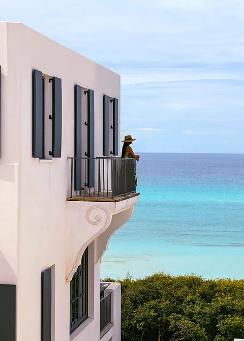 Chris Luker, courtesy of Alys Beach, FL The architecture of Alys Beach channels the Mediterranean, Central America, Bermuda and New Orleans (Credit: Chris Luker, courtesy of Alys Beach, FL)