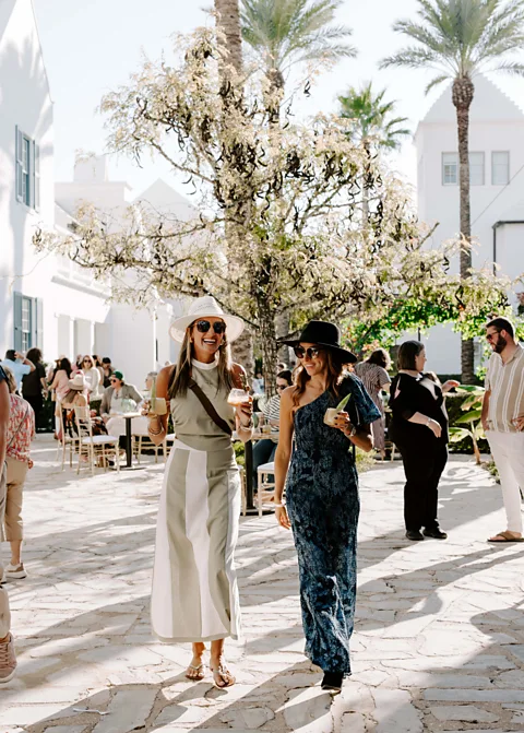 Brenna Kneiss Even if you're not a renter or homeowner, you can visit Alys Beach to soak up its unique atmosphere and enjoy its frequent events (Credit: Brenna Kneiss)