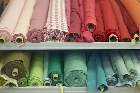 Getty Images Synthetic textiles are a major source of microplastic pollution, but natural-fibre fabrics come with their own sustainability drawbacks (Credit: Getty Images)