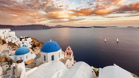 Getty Images For the writer, the Greek Islands lie on a planetary line associated with retreat, rest and healing (Credit: Getty Images)