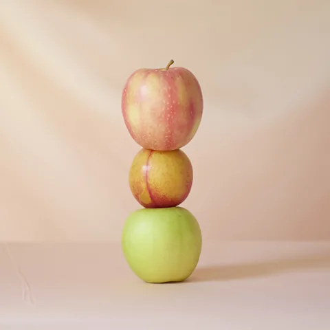 Getty Images The sugars in whole fruits such as apples are bound up in the cells which means our bodies have to work harder to obtain them (Credit: Getty Images)