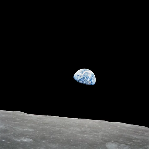 Nasa Earthrise became one of the most reproduced images of all time and galvanised the environmental movement (Credit: Nasa)