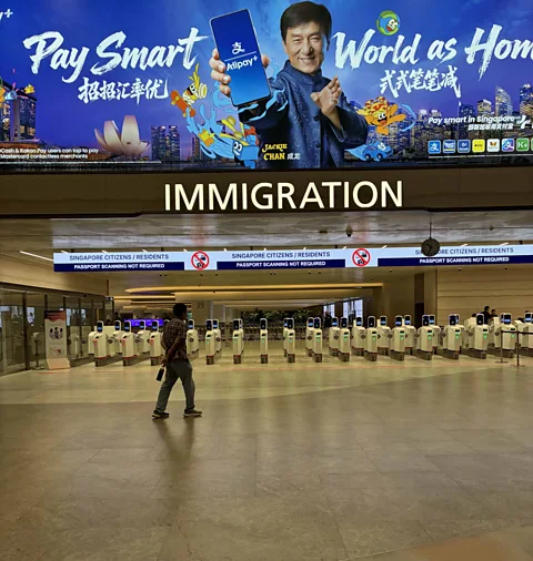 Daniel Seifert Biometric, passport-less immigration was fully rolled out across Changi's terminals in late 2024, helping cut clearance time for many travellers (Credit: Daniel Seifert)