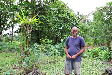 Frankie Adkins Climate resilience officer Marika Radua on Vanua Levu (Credit: Frankie Adkins)
