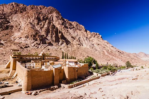Alamy Guinness World Records cites Saint Catherine's Monastery in Egypt as the world's oldest continuously operating library (Credit: Alamy)