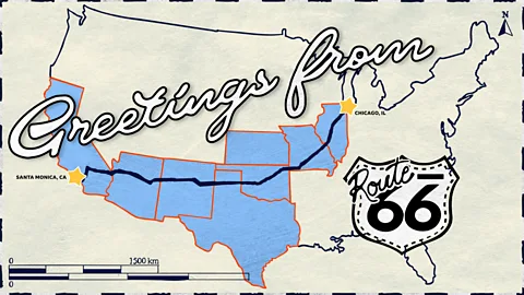 Serenity Strull/ BBC EV chargers now stretch between both ends of the mythical route (Credit: Serenity Strull/ BBC)