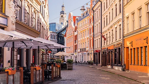 Getty Images Riga's Unesco-listed historic centre is a major draw for travellers seeking a cooler-climate city break (Credit: Getty Images)