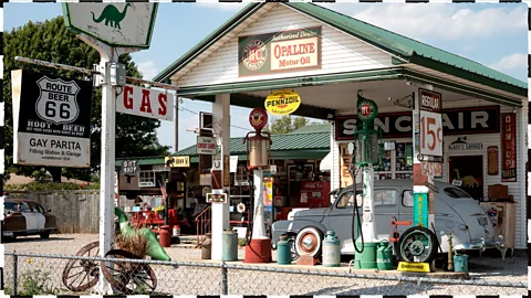 Getty Images About 25 miles west of Springfield, Gary's Gay Parita is a nostalgic roadside stop that still draws Route 66 travellers (Credit: Getty Images)