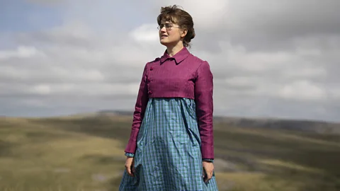 BBC Mary Bennet (Ella Bruccoleri) in TV series The Other Bennet Sister (Credit: BBC)