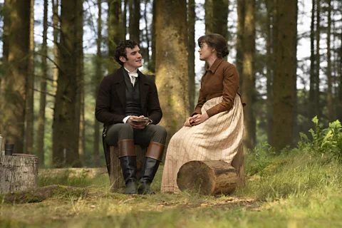 Poetry fan Tom Hayward (Dónal Finn) is one of Mary's two suitors (Credit: BBC)