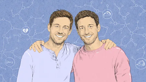 Emmanuel Lafont While identical twins are typically more similar than fraternal twins, their personalities are by no means identical (Credit: Emmanuel Lafont)