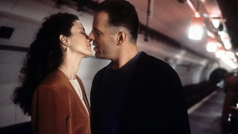Getty Images Andie MacDowell replaced Hudson Hawk's lead actress Maruschka Detmers after she had collapsed on set with back pain (Credit: Getty Images)