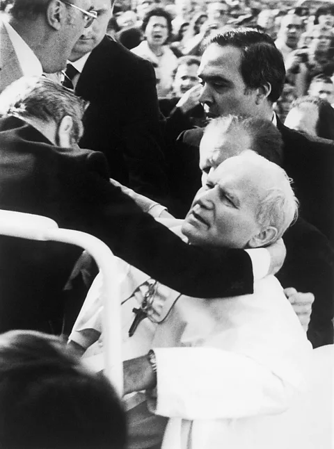Getty Images Pope John II became a fervent supporter of Fátima after an assassination attempt in 1981 (Credit: Getty Images)