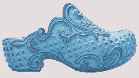 FarFetch The "jelly" clog is among the weird and wonderful styles that have originated from gardening clogs (Credit: FarFetch)