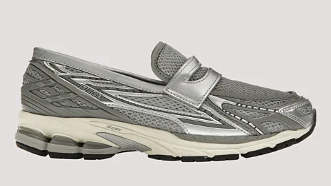 New Balance The snoafer (sneaker and loafer) has been described as "the footwear equivalent of the spork" (Credit: New Balance)