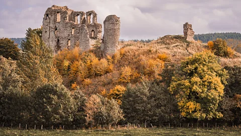 Getty Images The Welsh Marches contain one of Europe's highest concentrations of medieval castles (Credit: Getty Images)