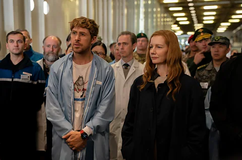Amazon/ MGM Hüller had a breakout Hollywood moment in this year's Project Hail Mary, alongside Ryan Gosling (Credit: Amazon/ MGM)