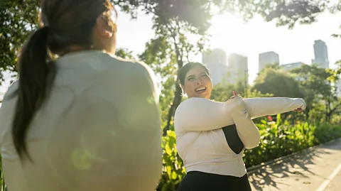Getty Images Just five minutes of moderate exercise per day could prevent around one in ten premature deaths (Credit: Getty Images)