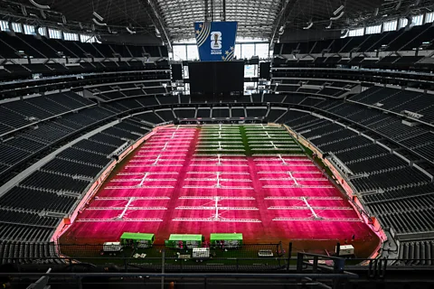 Getty Images Retractable LED grow lights can bathe the pitches with just the right amount of light (Credit: Getty Images)