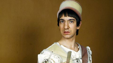  Alan Rickman as Tybalt in "Romeo and Juliet" the classic play by Shakespeare, going out as part of "The BBC Television Shakespeare" strand, 1978