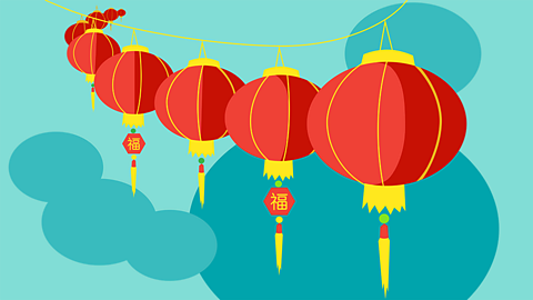 Chinese paper lanterns