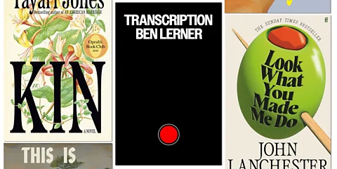 Penguin/ Granta/ Faber & Faber The book covers of Kin, Transcription and Look What You Made Me Do (Credit: Penguin/ Granta/ Faber & Faber)
