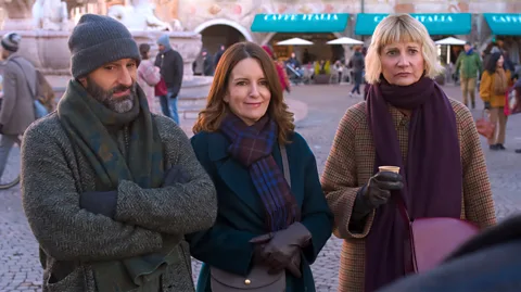 Netflix Season two sees the lifelong friends escaping their grief in beautiful Italy (Credit: Netflix)