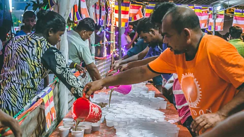 Nazly Ahmed Dansals have their roots in dana, the Buddhist practice of giving without expecting anything in return (Credit: Nazly Ahmed)