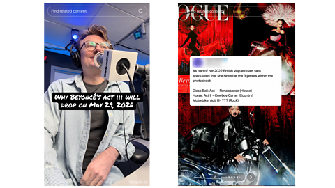 Two TikTok posts claiming Beyonce's Act III album will be released on 29 May 2026.