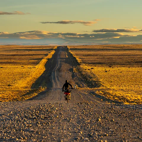 Douwe den Held The End of the World trail is an unpaved route that weaves between Argentina and Chile in Patagonia (Credit: Douwe den Held)