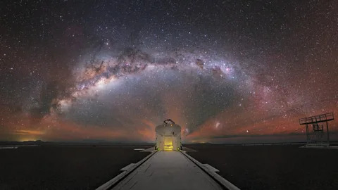 Y Beletsky/ ESO Astronomers using telescopes at Paranal Observatory have benefited from the absence of human activity in the remote desert (Credit: Y Beletsky/ ESO)