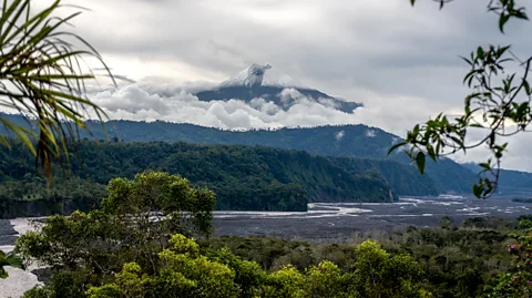 Sofia Quaglia It may have been natural deposits from the nearby Sangay Volcano that first inspired Amazonians to build their mounds (Credit: Sofia Quaglia)