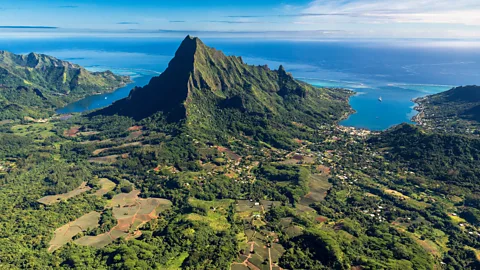 Stéphane Mailion Photography Mo'orea's steep volcanic interior leaves much of island life concentrated along its narrow coastal fringe (Credit: Stéphane Mailion Photography)