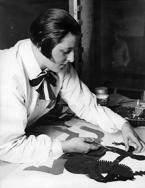 Getty Images Lotte Reiniger used stop-motion animation to bring her cut-out silhouettes to life (Credit: Getty Images)