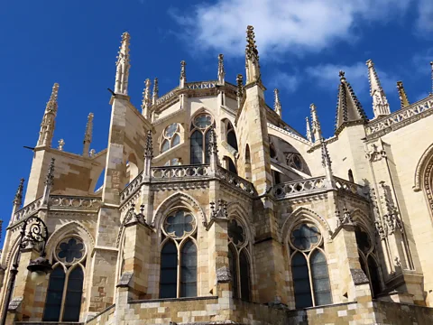 Getty Images Gaudí loathed flying buttresses, seen here on Spain's Cathedral of Santa María de Regla de León (Credit: Getty Images)