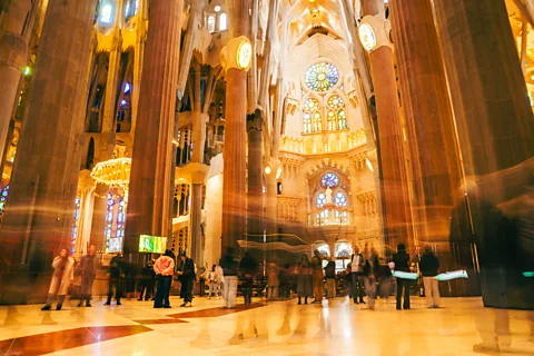 Xavier Farré/ BBC One hundred years on from Gaudí's death, Sagrada Família is still a work-in-progress, with millions of visitors per year (Credit: Xavier Farré/ BBC)