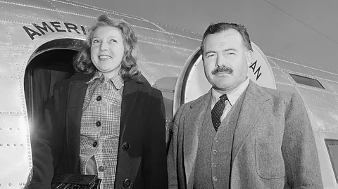 Getty Images Martha Gellhorn and her husband, Ernest Hemingway, both wrote about the D-Day landings (Credit: Getty Images)