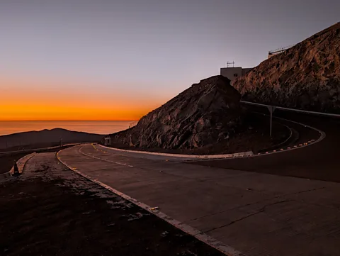 Richard Fisher Astronomers often down tools to watch the sunset over the Pacific (Credit: Richard Fisher)
