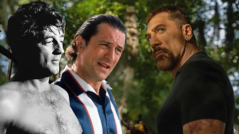 Getty Images/ Alamy/ Apple TV Composite of three different Max Cady's: Robert Mitchum, Robert De Niro and Javier Bardem (Credit: Getty Images/ Alamy/ Apple TV)