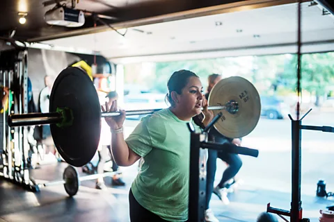 Getty Images Weighted squats can bring not just physical benefits but also can boost your brain (Credit: Getty Images)
